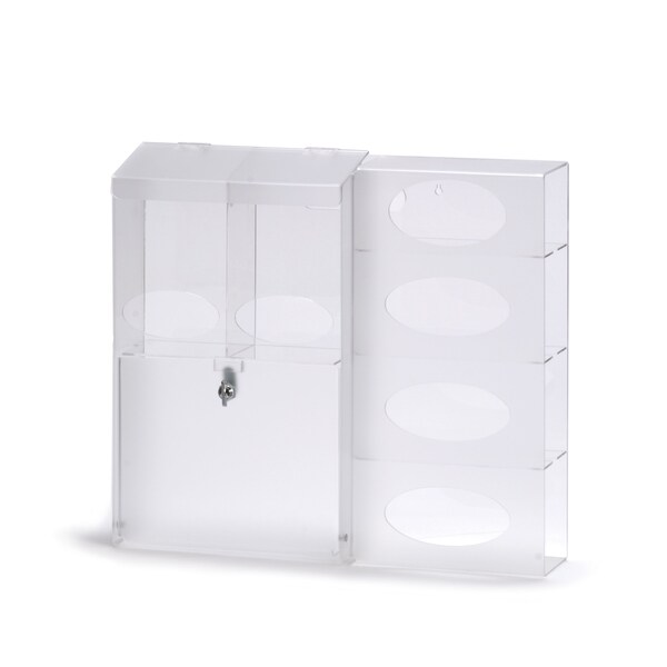 Acrylic Isolation Station (Holds Gowns, Masks, Gloves & More)